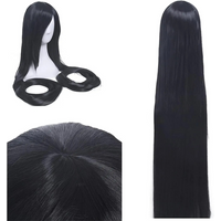 Girls Blonde Synthetic Wigs for Costume Cosplay 100cm Long Women Cosplay Wigs Straight Beige Black Blond Super Long Wig