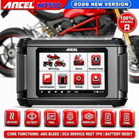 ANCEL MT510 Professional Moto Scanner for BMW All System Diagnosis 30+ Reset Functions ABS Bleed Oil Service OBD2 Tool