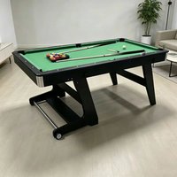 Affordable 6ft Foldable Pool Table for Family Indoor Use