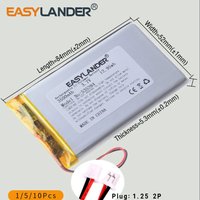 plug 1.25-2P 3.7V 3500mah 535284 rechargeable li-polymer battery for Recreational machines RG35XX H PLUS Game console