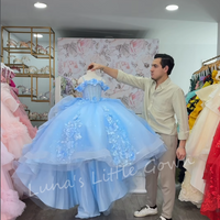 Customized Satin Puffy Ball Princess Dress for Girls Flower Girl Wedding First Communion Gown 2026 - Elegant Special Occasion Ou