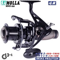 2024 Metal Carp Fishing Reel Double Unloading Distant Wheel Saft Water Surf Peche Spinning Reels Carretilha De Pesca 23kg Drag