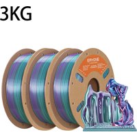 ERYONE 3KG Hyper Speed Quadruple Color Silk PLA Filament 3D Printer,Hyper Speed Coextrusion Filament PLA Shiny