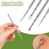 Blackhead Remover Acne Tool Pimples Blackhead Clip Tweezers Stainless Steel Blemish Extractor Remover Needle Tool Kit