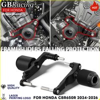 New CBR650R E-Clutch 2024 2025 2026 For Honda CB650R CBR 650R E-Clutch 2024-2026 Motocross Frame Sliders Crash Protector image 4