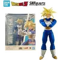 100% Original Bandai S.H.Figuarts Dragon Ball Z Super Saiyan Trunks Infinite Latent Super Power Movable Action Figure New In Box