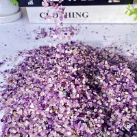 50g/100g 1-5mm Lepidolite Chips Natural Chip Stones,Perfect for DIY Mosaic Art & Crafts,Gift,Fish tank Decoration.