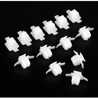 50Pcs Wing Wheel Arch Trim Clips Surround Garnish 91513-SMG-E01 fit for Honda Civic CRV Car Front Clips Accessories White Nylon