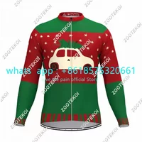 AliExpress Winter Men Cartoon Funny Christmas Cycling Fleece Jacket Thermal Coat Bike Mtb Sweatshirt Santa Surprise Gift Clothes New Year
