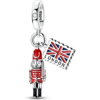 925 Sterling Silver Travel Charms Bead CZ Zircon Paris Eiffel Tower Dangle Fit Original Bracelet DIY Women Jewelry Gift