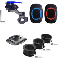 Motorcycle Handlebar Phone Holder 360°Rotatable Bicycle Bracket Security Navigation Support Mount Moto Anti-Shock Phone Brackets