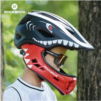 AliExpress ROCKBROS Child Cycling Helmets Detachable Full Face Helmet Lightweight Adjustable Bicycle Scooter Helmet Safety Breathable