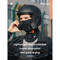AliExpress West Biking WEST BIKING Ice Silk Cycling Face Mask Summer Breathable UV Protection Balaclava 4-in-1 Multi-Wear Headgear with Ponytail Hole