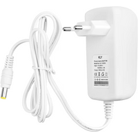 DC 12V 24V 1A 2A 3A Power Adapter White Shell Power Supply AC to DC LED Light Strip Power Adapter,5.5mm x 2.5-2.1mm Compatible