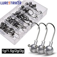 Lurestiker 1g 1.5g 2g 3g Round jig head hooks fishing hooks ,crank bass bait , pike fishing tackle accessories