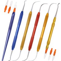 Dentist Sculpture Knife Plaster Model Engraving Knife Blade Resin Filler Spatula Double Ends Wax Carving Tools