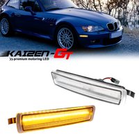 Amber/White LED Car Front Bumper Side Marker Indicator Lights For 1996-2002 BMW Z3 M Coupe Turn Signal / Driving / Parking Light