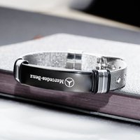 Fashion Versatile Adjustable Stainless Bracelet Decoration For Mercedes Benz B/C/E/S Class A Class C200L GLC GLK Car Accessories