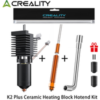 Creality Official K2 Plus 0.4mm Ceramic Heating Block Hotend Kit,Send Two Silicone Sleeves,Quick-swap Nozzle for K2 PLUS 3D Prin