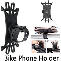 AliExpress NONE Universal Phone Stand 360 Rotating Silicone Bike Safe Bracket GPS Support Motorcycle Navigation Holder For iPhone Samsung Xiaomi