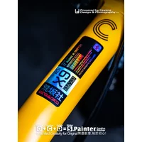 AliExpress NONE Cyberpunk Laser Reflective Bicycle Frame Top Tube Stickers DIY QR Code Label Decals Off Road Moto Car Luggage Helmet Sticker