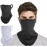 Breathable Scarf Half Face Mask Summer Quick-drying Neck Gaiter Cover Hanging Ear Sun Protection Bandana Neckerchief Headwear
