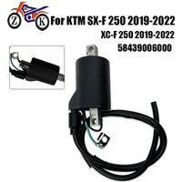 AliExpress QXDENG 1PCS Ignition Coil for KTM SXF250 SXF450 XCF350 EXC450 EXC500 MCF350 Dirt Bike 12V High Pressure Coil Replacement 58439006000