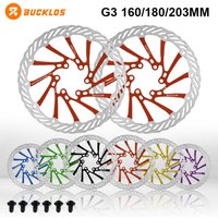AliExpress BUCKLOS 160MM Bicycle G3 Disc Brake Rotor Steel Durable Bike Rotors 180mm 203mm 6-Bolt Bicycle Disc for Mountain Road Bike Parts