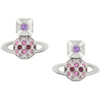 Vivienne Westwood Brass Stud Earrings Women's Silver 6201034O-02P457