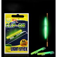 10PCS 5Bag Fishing Lightstick Night Float Rod Lights Glow Sticks for Clip-On Pole Fish Lure Stick Rock Fishing Alarm Accessories