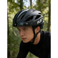 AliExpress PJT 4 In 1 Bike Helmet With Goggle/Sun Visor Rechargeable Safety Helmet Adult Bicycle Helmet Sunglasses Road MTB Cycling Helmet