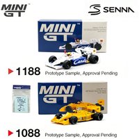 In Stock Mini GT 1:64 Ayrton Senna F1 Set Toleman TG184 #19 MiniGT 1118 & Lotus 99T #12 Monaco Winner MiniGT 1088 Diecast Car