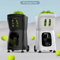 Professional Tennis Ball Launcher Machine Large Capacity App Control Adjustable Speed Frequency Angle for Training Practice
