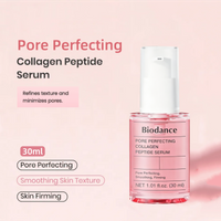 Korean Skincare Pore Perfecting Collagen Peptide Serum & Hydro Cera-nol Serum,Face Soothing Hydrating,Pore Care Essence 30ml