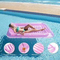 Double Inflatable Sun Tanning Pool Float Large Size Floating Lounger Water Bed Bathtub Outdoor Pool Relax Rest Raft