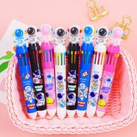 5/10 Pcs Cartoon Astronaut Ten Color Pens Kids Birthday Party Wedding Guest Gifts, Back To School Kindergarten Carnival Gifts