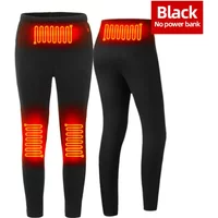 Men & Women Winter USB Charging Electric Heating Pants Motorcycle Heated Warm Trousers - Washable Rechargeable Heated Leggings