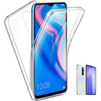360 Full Body Case for Xiaomi Redmi Note 8 Pro 10 9 9T 9AT 8T 7 7A 9A 6 6A Mi 11 Lite A3 Double Sided Silicone TPU Transparent