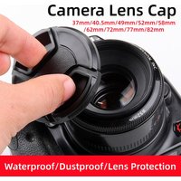 Universal Snap-on Lens Cap Cover 37mm 40.5mm 43mm 46mm 49mm 52mm 55mm 58mm 62mm 67mm 72mm 77mm 82mm for Canon Nikon Sony Camera