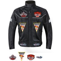 Racing badge Iron On embroidered patch Racing suit DIY decoration embroidered patch Racing contact signal flag Winners patch