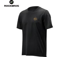 AliExpress ROCKBROS Cycling Short Sleeve Lightweight Breathable Casual Unisex Bike T-Shirt with Multi Pockets UV Protection Bike Jersey