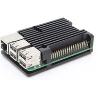 Armor Aluminum Case for Raspberry Pi 3 Model B, Auto Cooling Metal Case with Heatsink Thermal Adhesive for Raspberry Pi 3