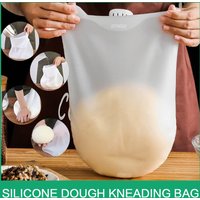 Food Grade Silicone Dough Kneading Bag Silicone Kneading Dough Bag Flour Mixer Bag Versatile Dough Mixer for Bread Pastry Pizza