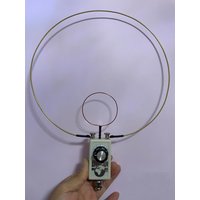 MINI-25 Magnetic Loop Antenna 14MHz-50MHz HF Antenna for Shortwave Radio Walkie Talkie Compatible with SV2CZF RX only