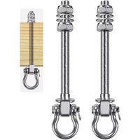 2pcs Heavy Duty Swing Hangers with Silent Bearings 304Stainless Steel Swing Hardware Kit Suitable for Yoga Hammock Chair Sandbag