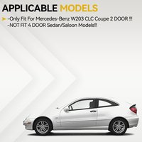 2x For Mercedes Benz W203 CLC Coupe 2Dr Hand Door Speaker Audio Horn Trim Cover Cap Shell House A20372703889051 A20372704889051