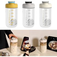 NEW Elegant Shaker Cup 750ml Creative Shaking Bottles Transparent Water Cup