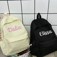 Personalized Customization Name Backpack Embroidered Backpack for High School Students Boys Girls Laptop Back To School Backpack