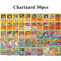 50pcs/Set PTCG Proxy Cards Base Set Charizard Skyridge Evolutions Full Series Charizard TCG Collect Battle DIY Cards