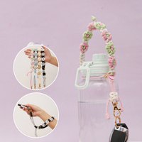 portable hand-made adjustable lanyard Daisy cup hanging accessories bottle for water bottle tumbler unisex gift travel out-door